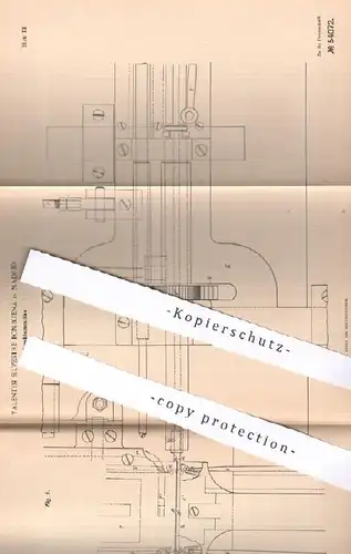 original Patent - Valentin Silvestre Fombuena , Madrid , Spanien 1890 | Zigarettenwickelmaschine | Zigaretten , Zigarren