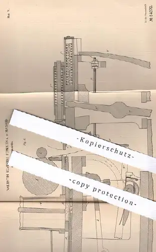 original Patent - Valentin Silvestre Fombuena , Madrid , Spanien 1890 | Zigarettenwickelmaschine | Zigaretten , Zigarren