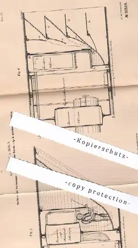 original Patent - Adolf Haag , Berlin , 1896 , Vortreiben von Tunnel | Tunnelbau im Gebirge | Bergbau ,