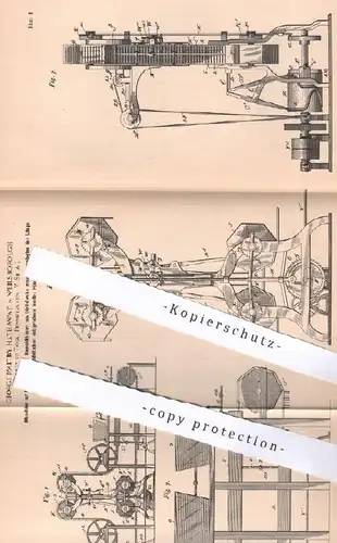 original Patent - George Maltby Hathaway , Wellsborough , Tioga , Pennsylvania | 1896 | Streichhölzer , Zündhölzer !!!