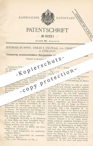original Patent - Jeremiah Murphy , Oskar F. Engwall , Charles A. Tiden , Chicago , USA , 1896 , Halter für Opernglas