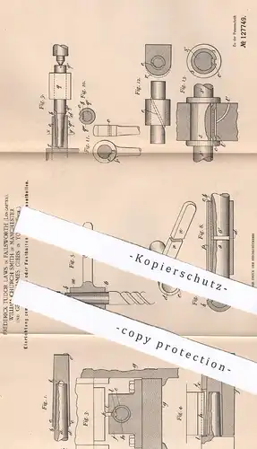 original Patent - Frederick Tudor Laws , Failsworth , Lancaster | William Church Smith | George J. Gibbs , York  England