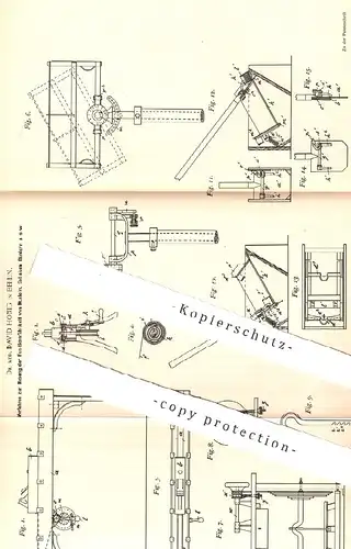 original Patent - Dr. med. David Hönig , Berlin 1893 | Stärken v. Muskel , Gelenk , Bänder | Arzt , Gesundheit , Medizin