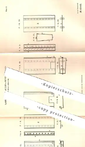 original Patent - James George Accles , London , England , 1888 , Patronenkasten | Patronen , Waffen , Munition , Gewehr