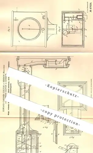 original Patent - Edward Gardner Colton , Hendon , Middlesex | Joseph Glover , London England | Waage m. Verkaufsautomat