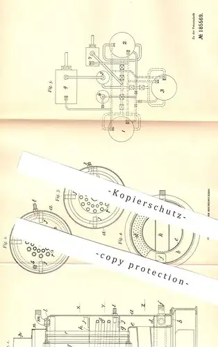original Patent - John Robson , Wallsend | Clarke , Chapman & Co. , Victoria Works , Gateshead | Verdampfen von Ammoniak