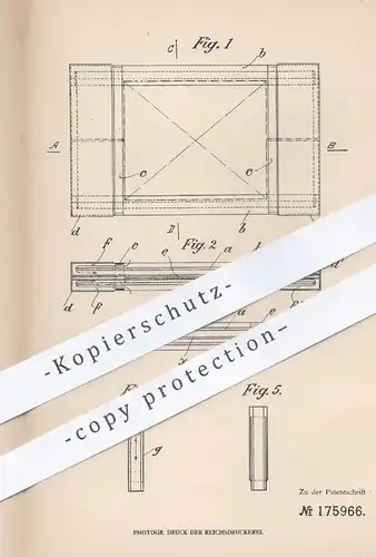 original Patent - Karl Schairer , Berlin , 1905 , Kassette zum Entwickeln von photographischen Platten | Fotograf , Foto