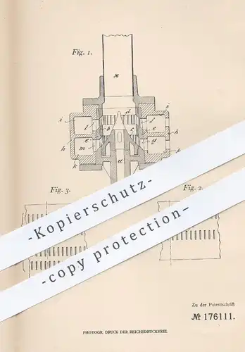 original Patent - Julius Pintsch , Berlin 1905 , Trommelsirene , Scheibensirene | Sirene , Alarm , Schallwellen , Schall