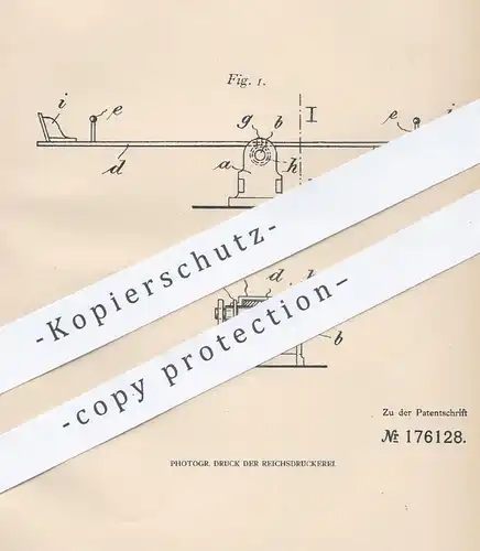 original Patent - Mathias Schlier , Budapest , 1906 , Schaukel mit verstellbarem Schaukelbrett | Schaukel , Spielzeug !!