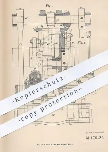 original Patent - Wilhelm Surmann , Köln , 1904 , Presse zur Herstellung v. Steinkohle - Brikett , Kalksandstein , Kohle