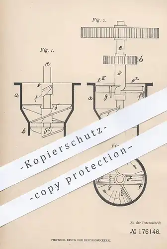 original Patent - C. Schlickeysen , Berlin / Steglitz , 1905 , Schneckenpresse zur Verarbeitung gr. Tonstücken | Ziegel