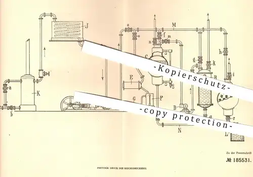 original Patent - Hülsberg & Cie mbH , Berlin Charlottenburg , 1905 , Schutz vor Entzündung beim Imprägnieren von Holz !