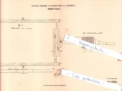 Original Patent  - R. Fritzsche in Döbeln , 1881 , Neuerung an Bürsten !!!