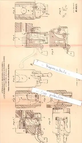 Original Patent  - Aktiebolaget Finspongs Styckebruk , Actiengesellschaft Finspang Kanonengiesserei !!!