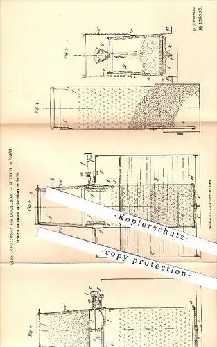 original Patent - Jules d'Orlowsky und Douschan de Vulitch in Paris , 1900 , Apparat zur Darstellung von Carbid , Karbid