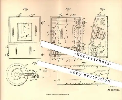 original Patent - Moritz Willet in Wien , 1906 , Orts- u. Streckenanzeiger mit elektromagnetischem Schaltwerk !!!