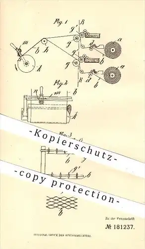 original Patent - Lässig & Co. u. Heilbrunn & Pinner , Halle , Saale , 1903 , Aufeinanderkleben von Papierlagen , Papier