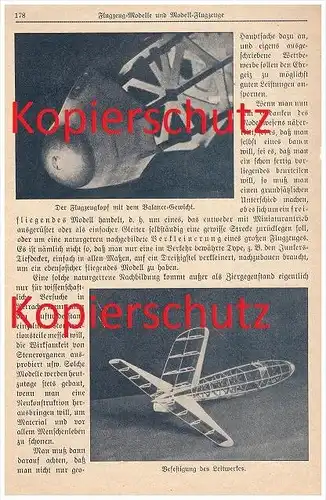 original Zeitungsbericht - 1926 - Flugzeug - Modelle , Modellbau , Flugzeuge !!!