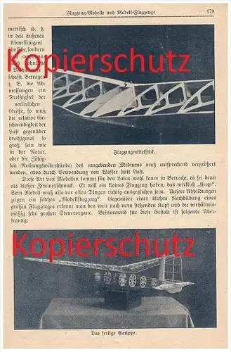 original Zeitungsbericht - 1926 - Flugzeug - Modelle , Modellbau , Flugzeuge !!!