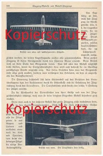 original Zeitungsbericht - 1926 - Flugzeug - Modelle , Modellbau , Flugzeuge !!!