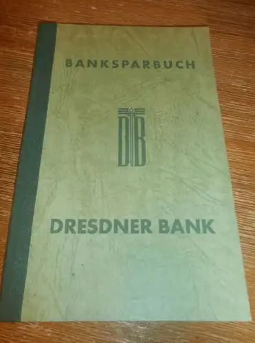 altes Sparbuch Halberstadt , 1944 - 1945 , Paul Mang in Magdeburg , Sparkasse , Bank !!!