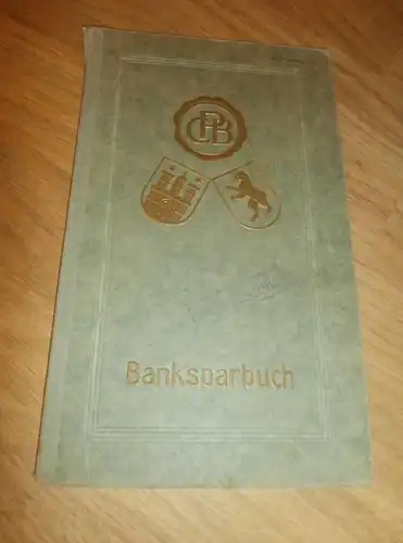 altes Sparbuch Dessau , 1937 - 1944 , Hanna-Luise Heine in Dessau , Sparkasse , Bank !!!