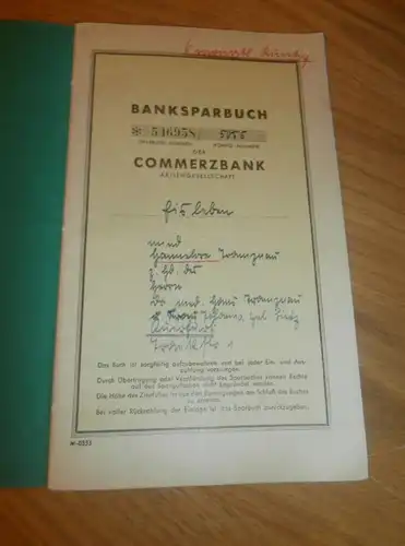 altes Sparbuch Eisleben , 1945 , Johanna Hintz in Querfurt , Sparkasse , Bank !!!