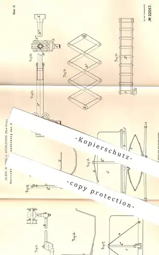 original Patent - Albin Warth , Stapleton , New York , 1882 , Handhabung der Zügel für Kutscher | Pferde - Kusche