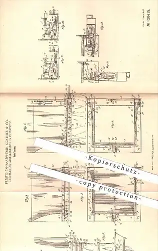 original Patent - Presto Fahrradwerke , Günther & Co. KG , Chemnitz , 1900 , Briefkasten , Brief , Briefe , Postkasten