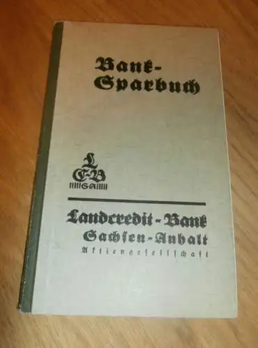 altes Sparbuch Heiligenstadt , 1943 - 1945 , Hauptmann Hamann Stolle in Heiligenstadt , Sparkasse , Bank !!