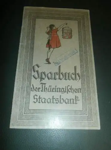 altes Sparbuch Gera , 1934 - 1945 , Klaus-Dietrich Meyer , Sparkasse , Bank !!!