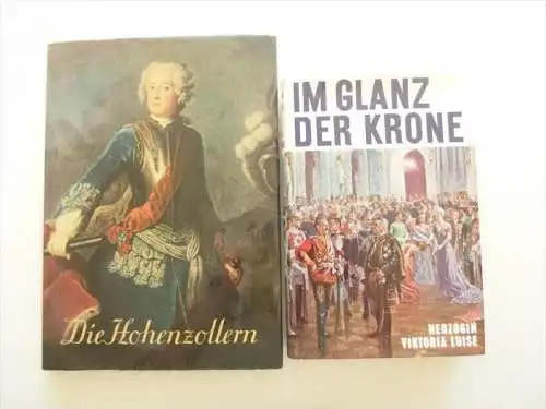 2 Bände + 1 Karte signiert von Louis Ferdinand , Ritthaler , Hohenzollern , Luise , Glanz Krone , Adel !!!