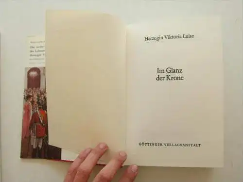 2 Bände + 1 Karte signiert von Louis Ferdinand , Ritthaler , Hohenzollern , Luise , Glanz Krone , Adel !!!