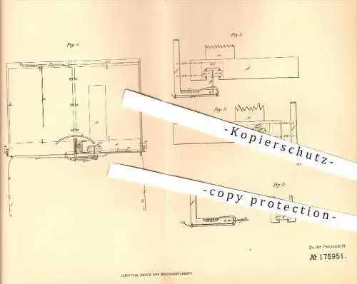 original Patent - Isidor Lippok in Danzig - Langfuhr , 1905 , Notenblatt - Wender , Note , Noten , Musik , Notenständer