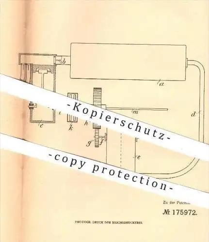 original Patent - Richard Kaatzer in Berlin , 1905 , Antrieb für Motorfahrzeuge , Motor , Motoren , Automobil , Auto !!