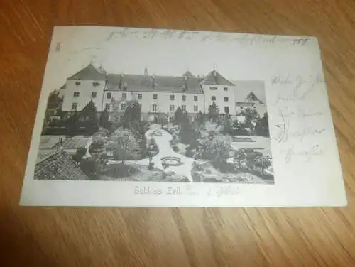 Schloss Zeil in Leutkirch i. Allgäu , 1901 , alte Ansichtskarte , Postkarte !!!