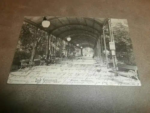 Bad Kreuznach , 1905 , Wandelbahn Kurpark , alte Ansichtskarte , Postkarte !!!