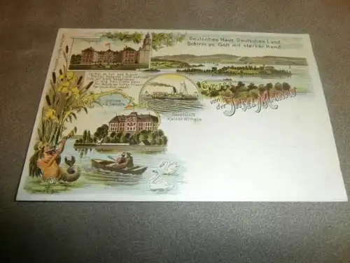 Insel Mainau , ca. 1905 , Überlingen , Konstanz , Meersburg , alte Ansichtskarte , Postkarte !!!