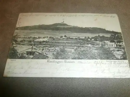 Riedlingen - Bussen , 1905 , Eisenbahn , alte Ansichtskarte , Postkarte !!!