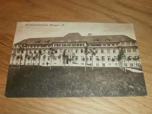 Wangen i. Allgäu , 1918 , Krankenhaus , Ansichtskarte , Postkarte !!!