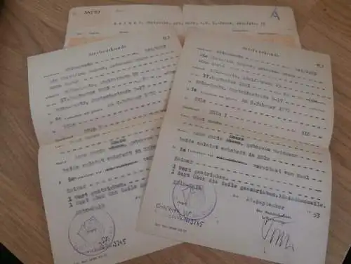 altes Sparbuch und Dokumente Köln Deutz , 1938 - 1948 , Christine Keimer geb. Mörs in Köln Deutz , Sparkasse , Bank !!