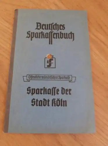 altes Sparbuch Köln , 1953 - 1956 , Oskar Bero in Köln Nippes , Sparkasse , Bank !!