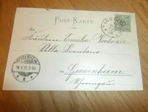 AK Leutkirch , 1902 , Ansichtskarte !!!