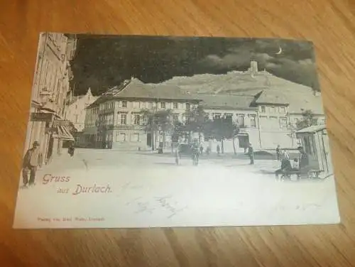 alte AK Durlach / Karlsruhe , 1900 , Ansichtskarte !!!