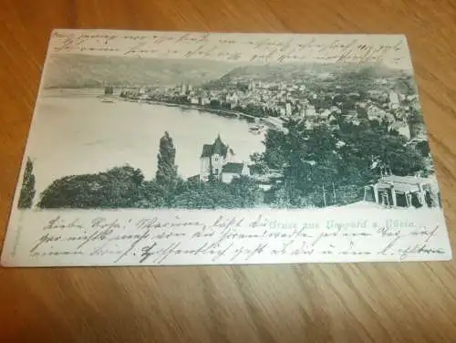 AK Boppard a. Rhein , 1902 , Ansichtskarte !!!
