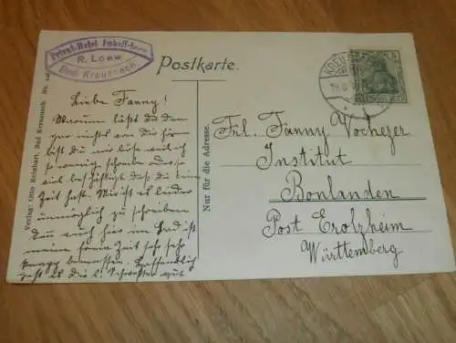 AK Bad Kreuznach , 1906 , Bonlanden , alte Ansichtskarte , Postkarte !!!