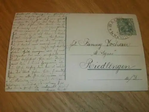 AK Waldsee , 1908 , alte Ansichtskarte , Postkarte !!!