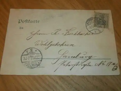 AK Litho Maifeier Wilhelm Liebknecht , 1900 , alte Ansichtskarte , Postkarte !!!