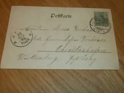 AK Loreley nach Christazhofen , 1901 , alte Ansichtskarte , Postkarte !!!