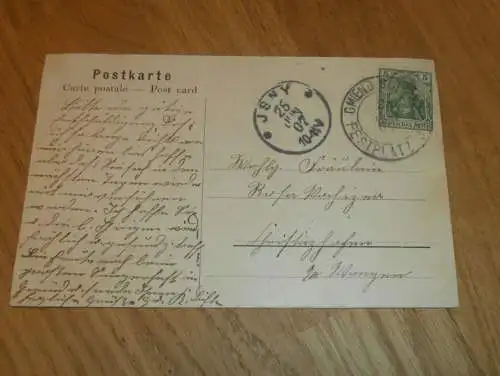 alte AK - Gmünd , 1907 , alte Ansichtskarte , Postkarte !!!